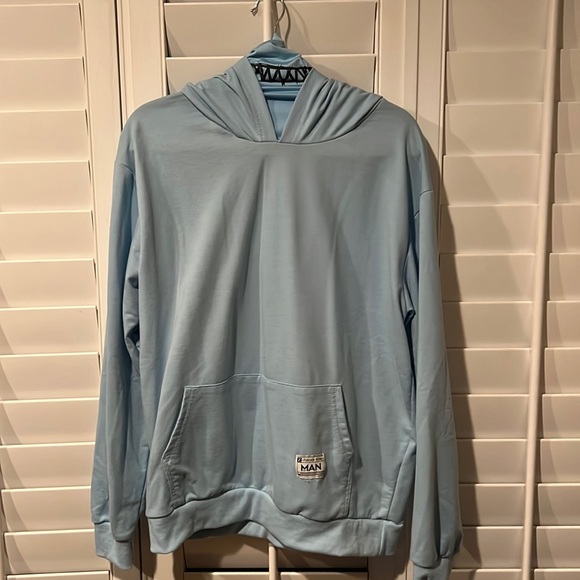 Light Blue Forever Young Hoodie - Picture 1 of 4